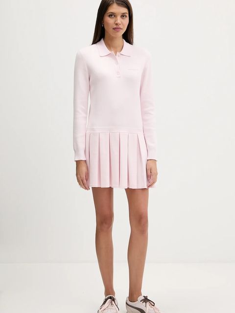 Tommy Jeans sukienka kolor różowy mini rozkloszowana DW0DW22464 - zdjęcie produktu nr 2