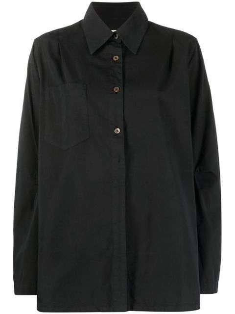OUR LEGACY oversized long-sleeve shirt - Black - zdjęcie produktu nr 1