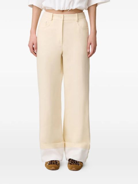 Claudie Pierlot button-fastening trousers - Neutrals