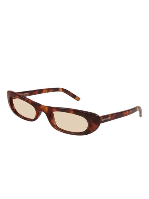 Saint Laurent Eyewear cat eye-frame sunglasses - Brown