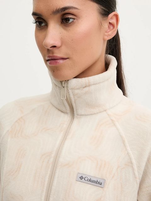 Columbia bluza sportowa Benton Springs kolor beżowy wzorzysta 2021771 - zdjęcie produktu nr 2
