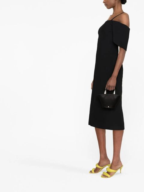Victoria Beckham off-shoulder midi dress - Black