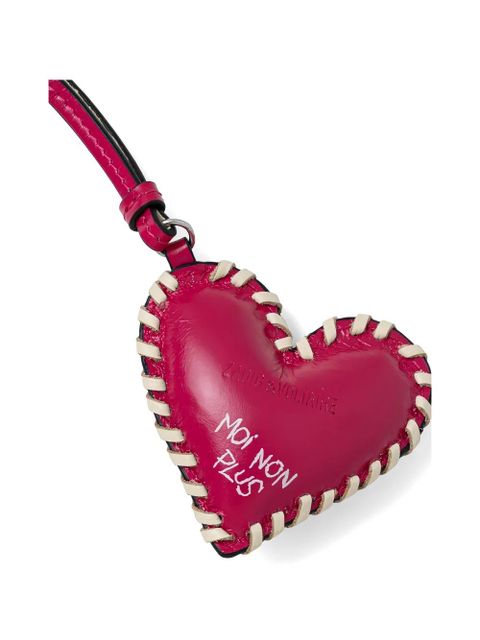 Zadig&Voltaire heart stitched keyring - Pink - zdjęcie produktu nr 2