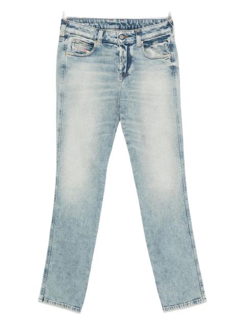 Diesel faded-wash cotton jeans - Blue