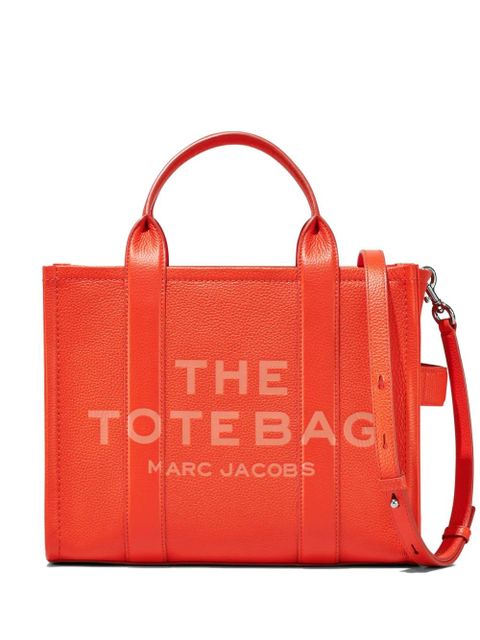 Marc Jacobs The Leather Medium Tote bag - Orange - zdjęcie produktu nr 1
