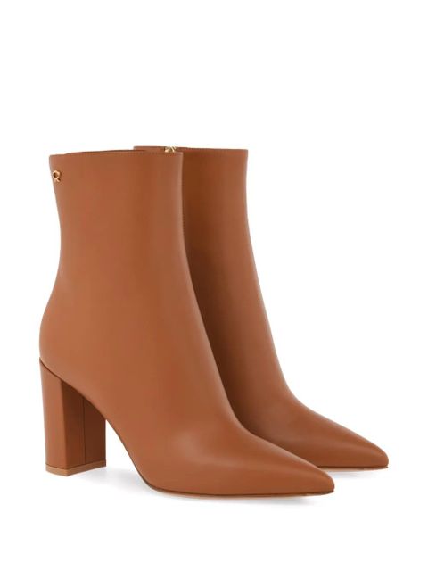 Gianvito Rossi 85mm Lyell boots - Brown