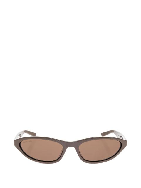 Balenciaga Eyewear oval-frame sunglasses - Brown - zdjęcie produktu nr 1