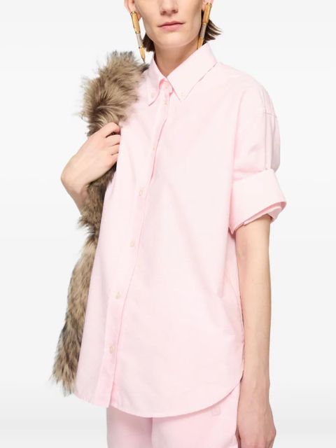 Acne Studios short-sleeve organic cotton shirt - Pink