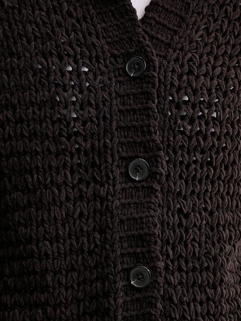 Marc O'Polo kardigan damski kolor brązowy 508607661083