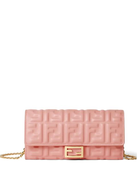 FENDI ff-motif chain shoulder bag - Pink - zdjęcie produktu nr 1