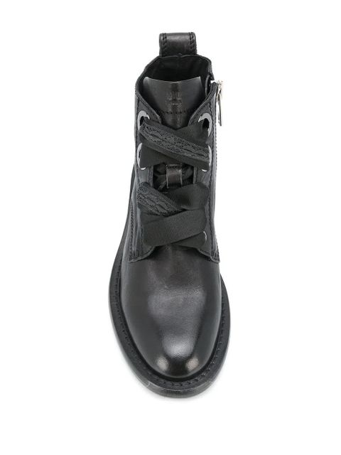 Zadig&Voltaire lace-up 30mm ankle boots - Black