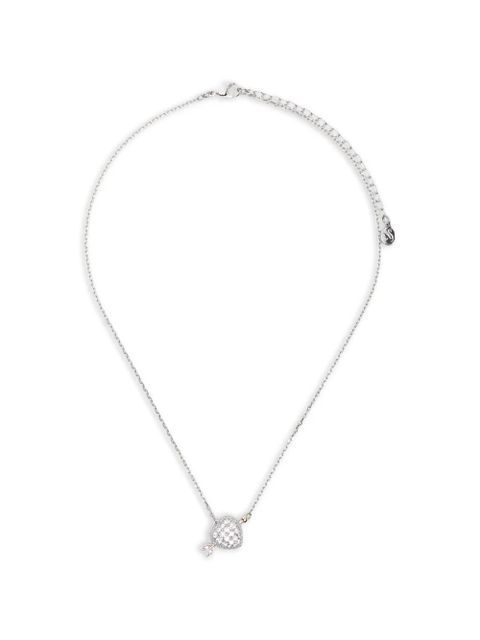 Swarovski heart-pendant necklace - Silver - zdjęcie produktu nr 1