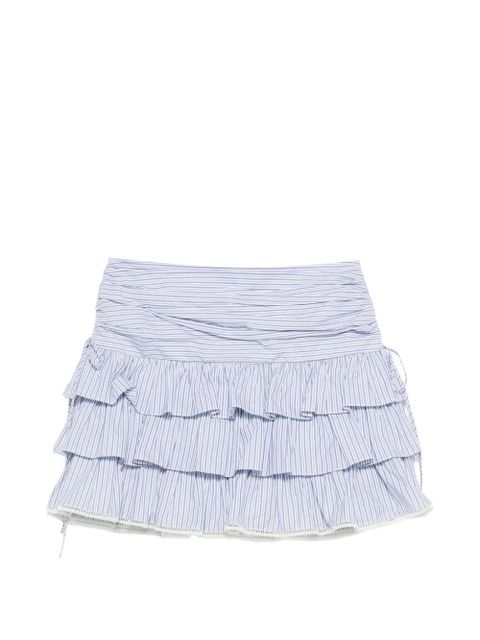 SANDRO striped mini skirt - Blue - zdjęcie produktu nr 1