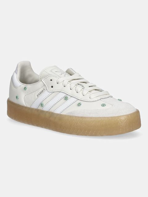 adidas Originals sneakersy skórzane Sambae W damskie kolor beżowy JS3953 - zdjęcie produktu nr 1