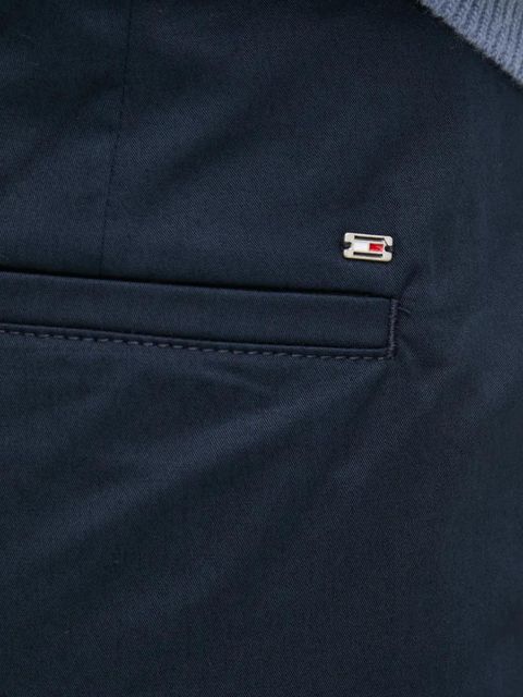 Tommy Hilfiger spodnie damskie kolor granatowy proste high waist WW0WW40504 - zdjęcie produktu nr 2