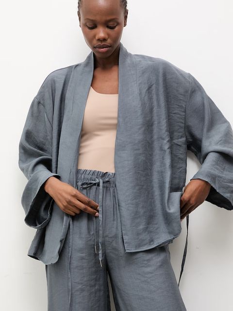 Answear.LAB marynarka damska z lyocellem - zdjęcie produktu nr 1