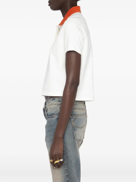 Zadig&Voltaire Mirta polo top - Neutrals