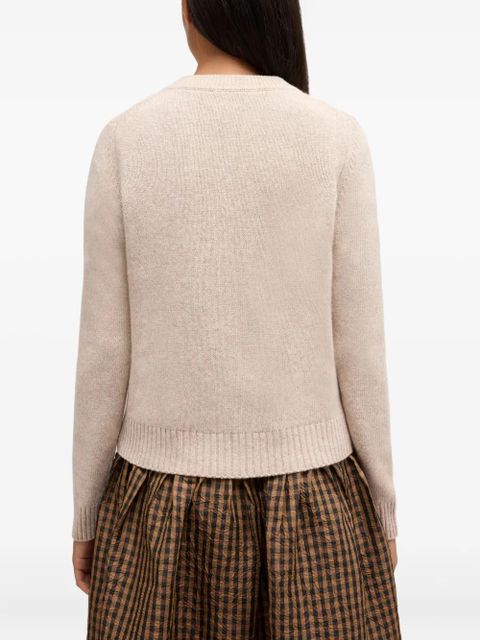 GANNI buttoned cardigan - Neutrals