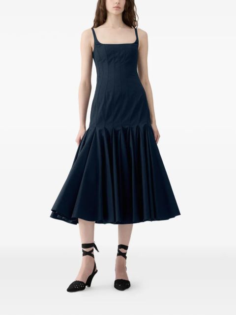 Jacquemus Agave pleated dress - Blue - zdjęcie produktu nr 2