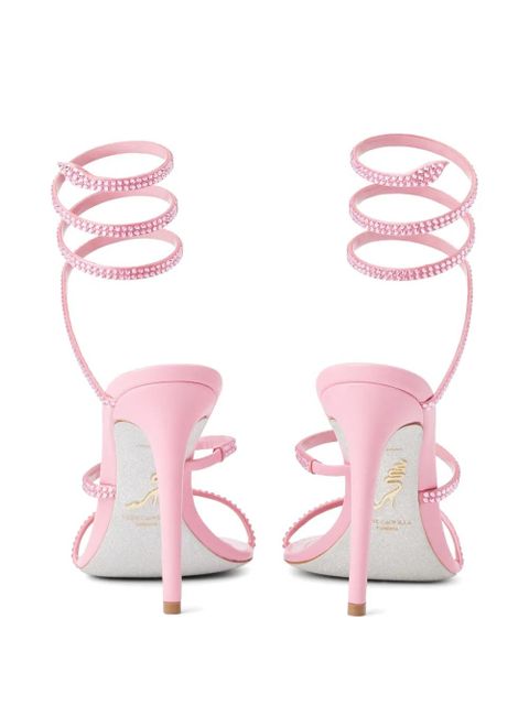 René Caovilla 105mm Cleo sandals - Pink