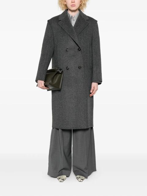 Weekend Max Mara double-breasted wool coat - Grey - zdjęcie produktu nr 2