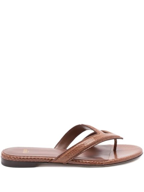 FENDI Fling flat sandals - Brown - zdjęcie produktu nr 1