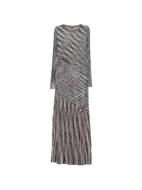 Missoni sequin-embellished striped maxi dress - Black - zdjęcie produktu nr 1