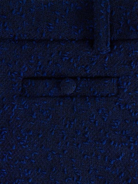 AMI Paris tweed tailored shorts - Blue