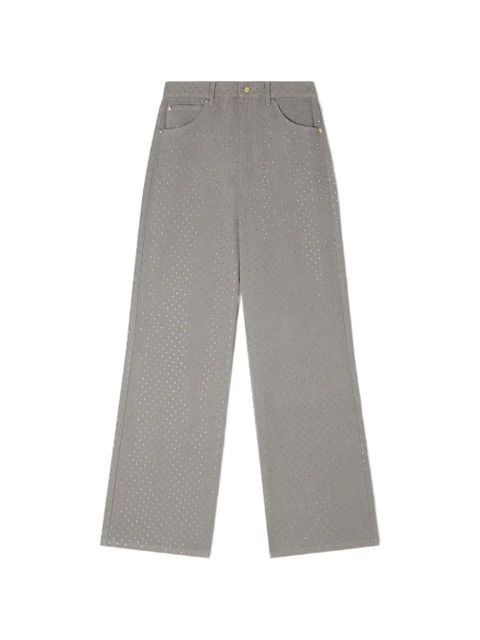 SANDRO rhinestone-embellished jeans - Grey - zdjęcie produktu nr 1