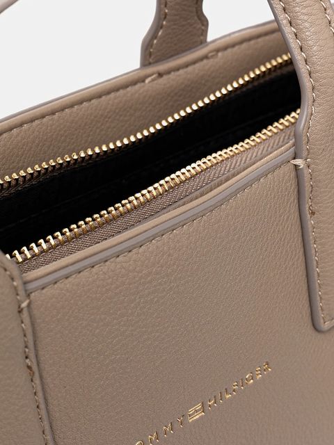 Tommy Hilfiger torebka kolor brązowy AW0AW17448