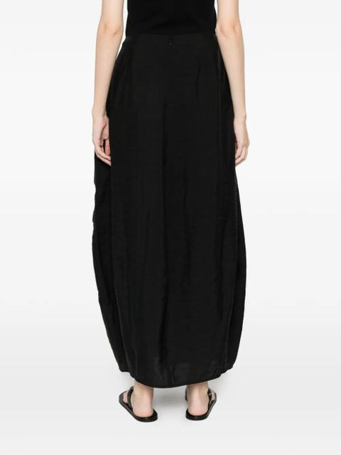 TOTEME Parachute slit midi skirt - Black