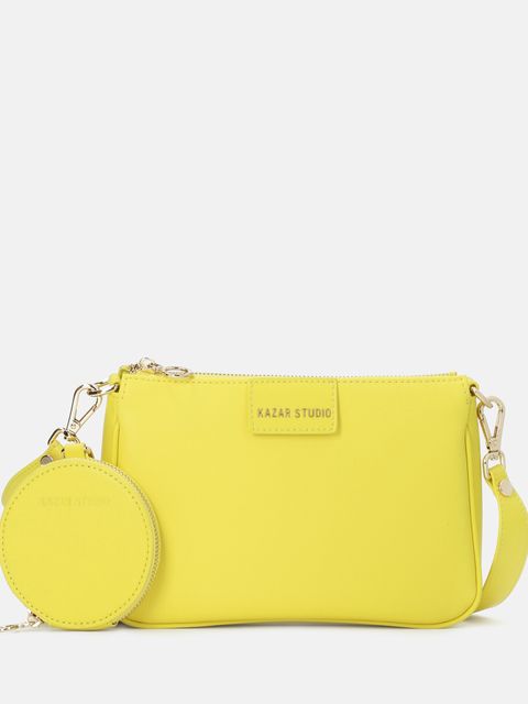 Żółta torebka damska - zdjęcie produktu nr 1