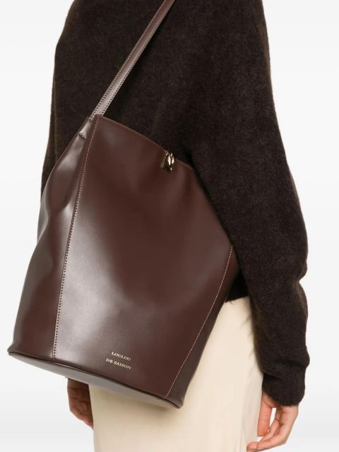 LouLou de Saison shoulder-strap bucket bag - Brown