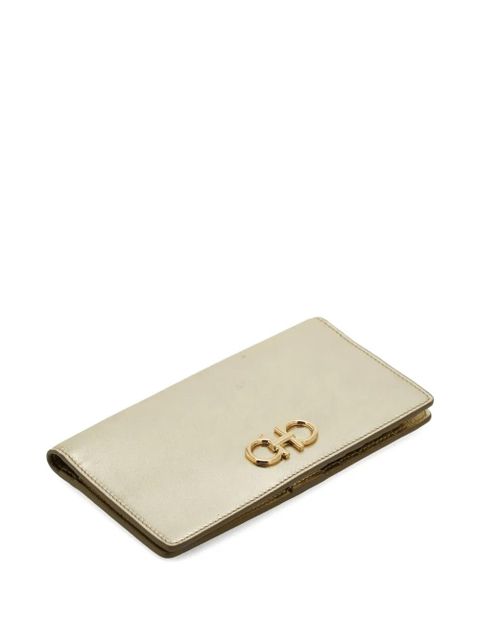 Ferragamo gancini buckle continental wallet - Gold - zdjęcie produktu nr 2