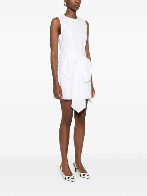 ROTATE BIRGER CHRISTENSEN bow-detail mini dress - White - zdjęcie produktu nr 2