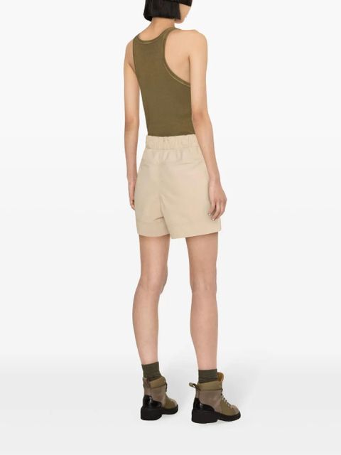 Moncler Grenoble mid-rise straight-leg shorts - Neutrals