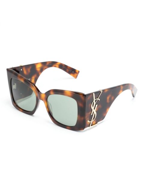 Saint Laurent Eyewear Blaze tortoiseshell-effect sunglasses - Brown - zdjęcie produktu nr 2