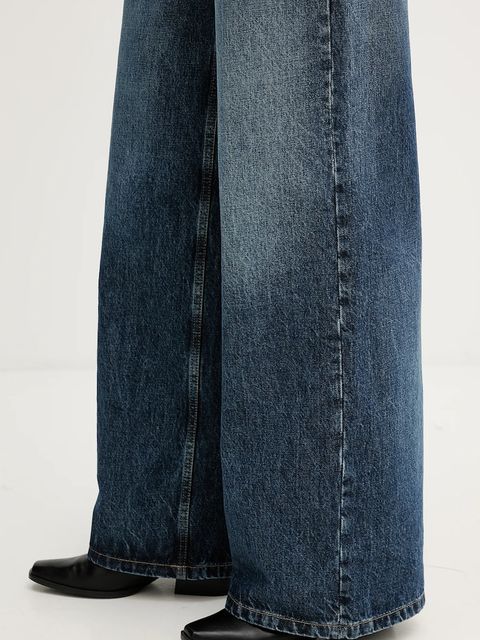 Tommy Hilfiger jeansy damskie kolor niebieski WW0WW49387