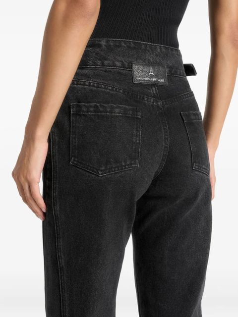Manière De Voir Loane twist-seam jeans - Black