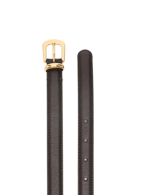 The Row gold-tone buckle belt - Brown - zdjęcie produktu nr 2