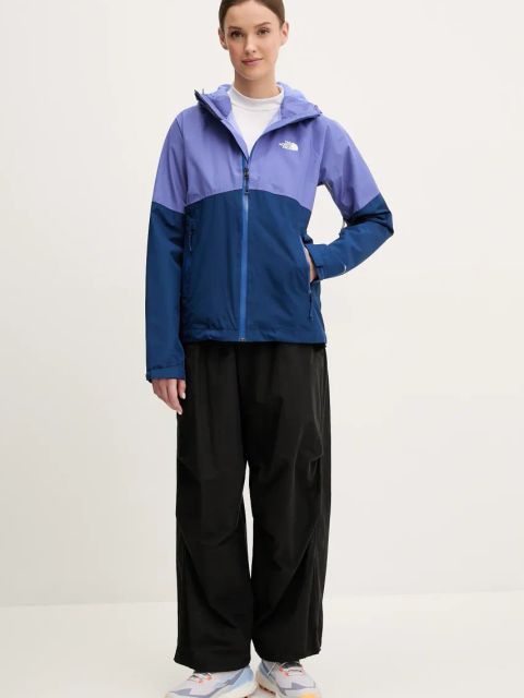 The North Face kurtka outdoorowa Diablo Dynamic Zip-In kolor fioletowy NF0A87GP8Z51