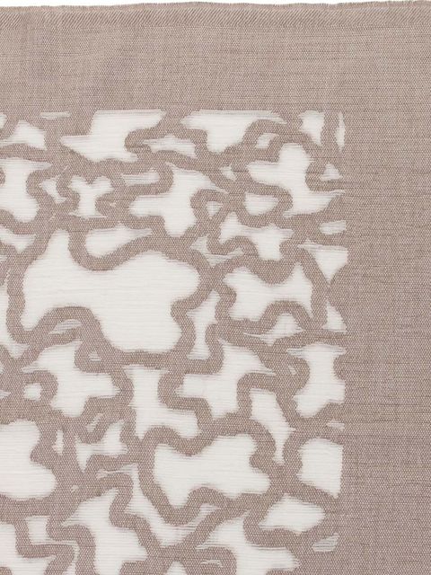 Tous szal Kaos Devore damski kolor beżowy wzorzysta 2000786347