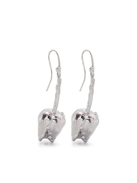 Marni tulip drop earrings - Silver - zdjęcie produktu nr 1