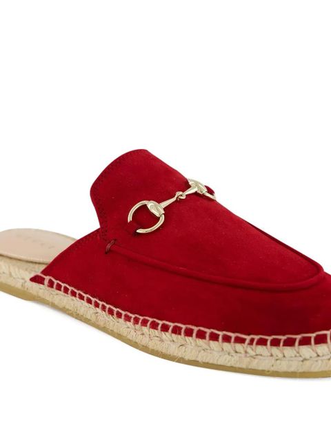 Gucci horsebit espadrille - Red