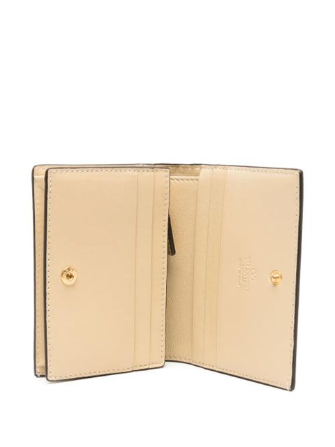 Valentino Garavani snakeskin-effect wallet - Neutrals