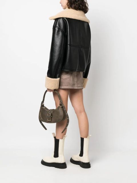 Osoi medium Hobo Brocle leather shoulder bag - Brown - zdjęcie produktu nr 2