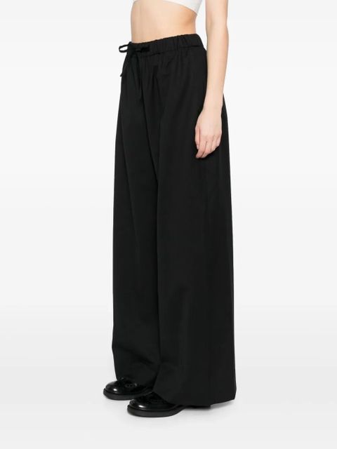 Simone Rocha wide-leg elasticated pants - Black