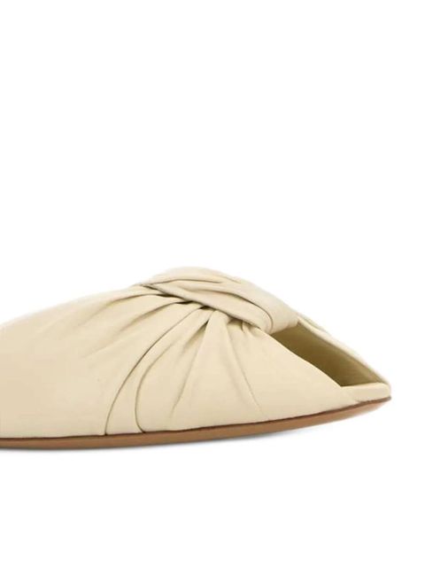 Chloé Suzie knotted leather sandals - Neutrals - zdjęcie produktu nr 2