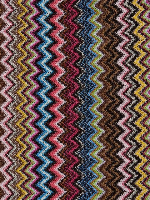Missoni fringed-trim scarf - Brown - zdjęcie produktu nr 2