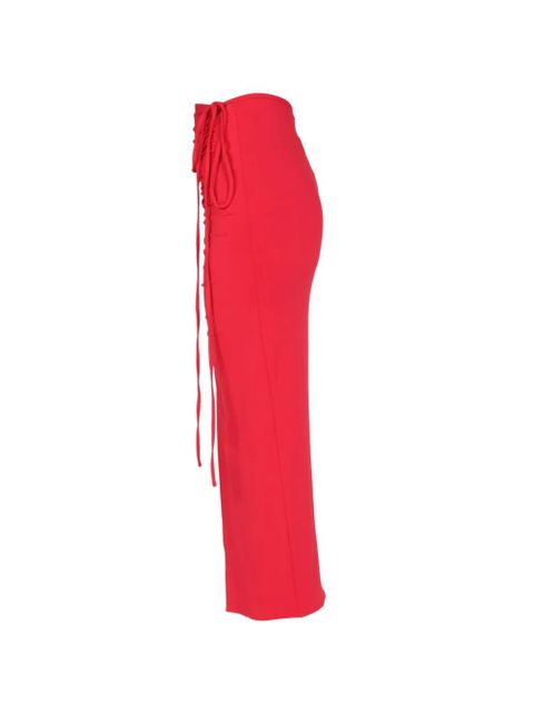 Self-Portrait Jersey skirt - Red